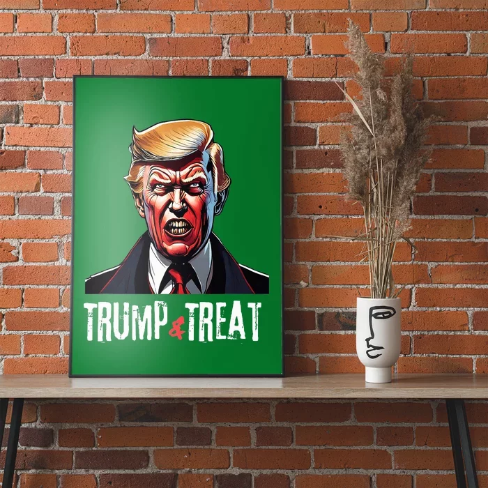 Vampire Trump And Treat Poster