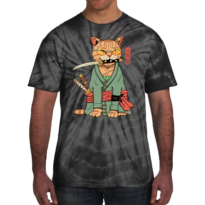 Vincent Trinidad Art Zoro Cat Warrior Tie-Dye T-Shirt