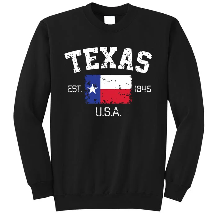 Vintage Texas Austin Est 1845 Souvenir Gift Tall Sweatshirt