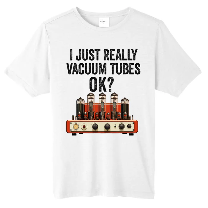 Vacuum Tube Amp Amplifier Analog Audio Electron Valve Guitar ChromaSoft Performance T-Shirt