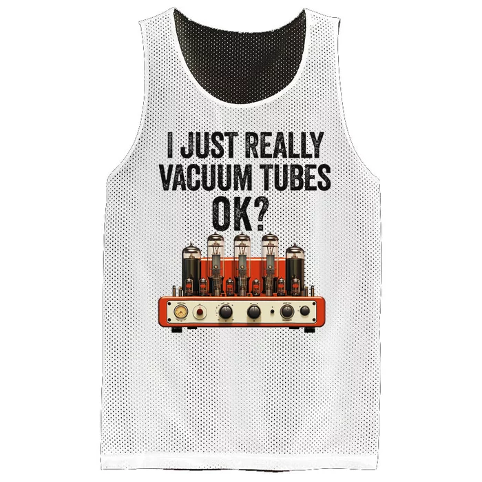 Vacuum Tube Amp Amplifier Analog Audio Electron Valve Guitar Mesh Reversible Basketball Jersey Tank