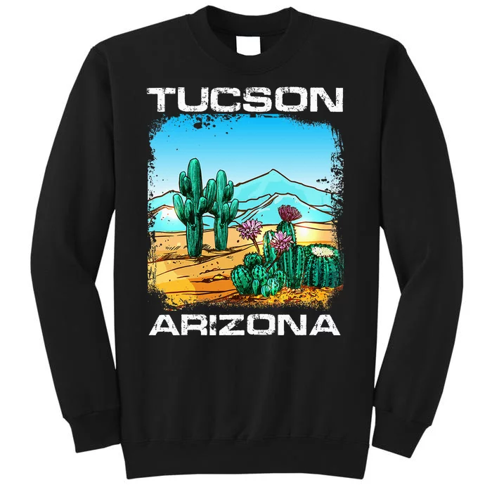 Vintage Tucson Arizona Desert Retro Cactus Funny Sweatshirt