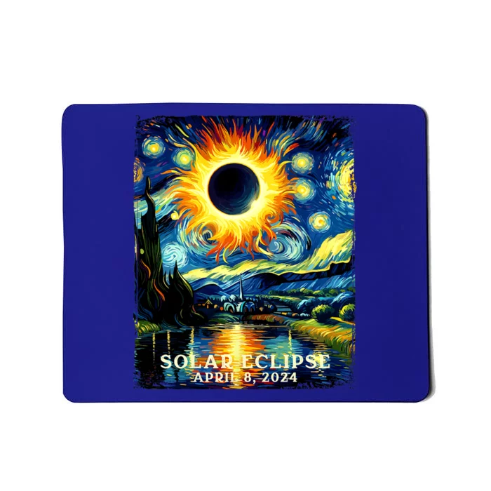 View Totality April 8 2024 Graphic Art Print Solar Eclipse Mousepad