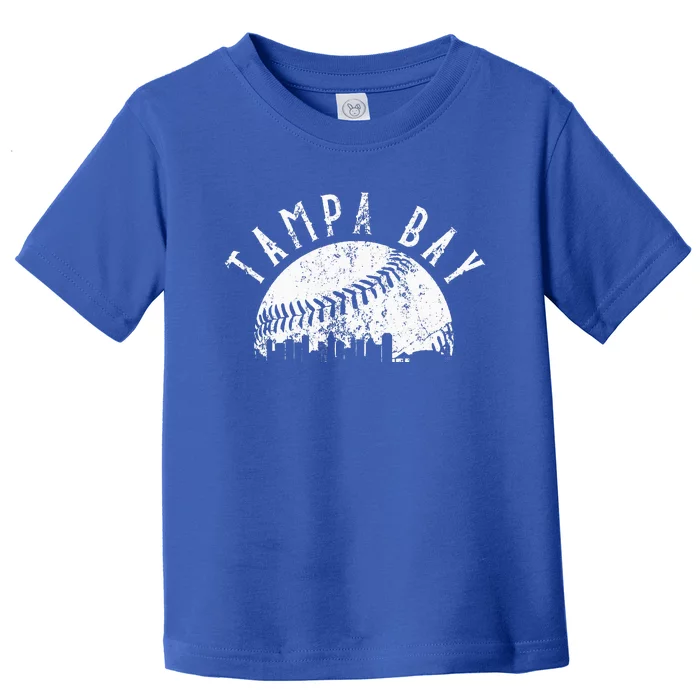 Vintage Tampa Bay Florida Skyline Apparel Toddler T-Shirt