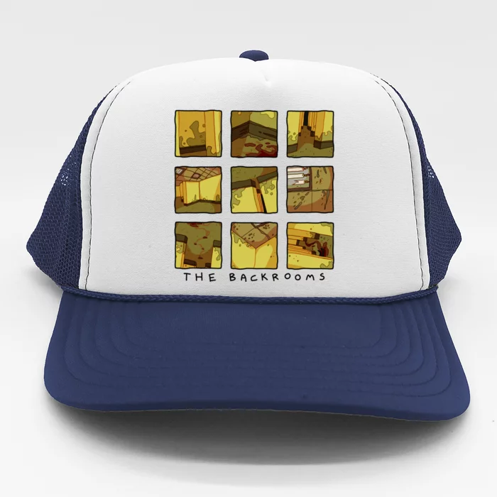 Vignettes The Backrooms Trucker Hat