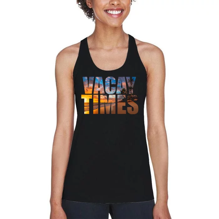 Vacay Times Beach Women's Racerback Tank