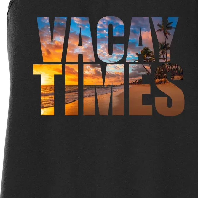 Vacay Times Beach Women's Racerback Tank