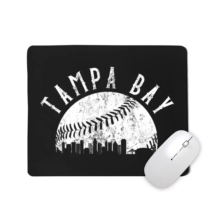 Vintage Tampa Bay Florida Skyline Mousepad