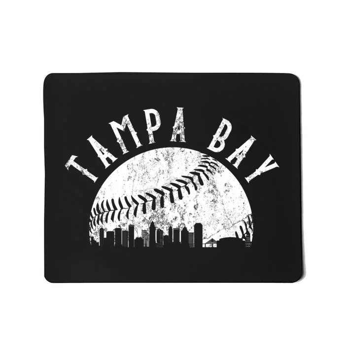 Vintage Tampa Bay Florida Skyline Mousepad