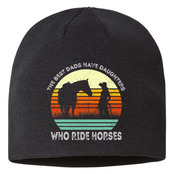 Vintage The Best Dads Have Daughters Who Ride Horses 8 1/2in Sustainable Knit Beanie