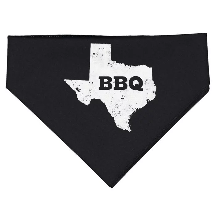 Vintage Texas Bbq State Of Texas Barbecue USA-Made Doggie Bandana