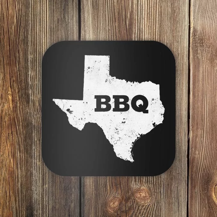 Vintage Texas Bbq State Of Texas Barbecue Coaster