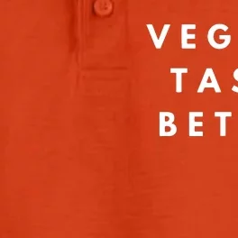 Vegans Taste Better Dry Zone Grid Performance Polo