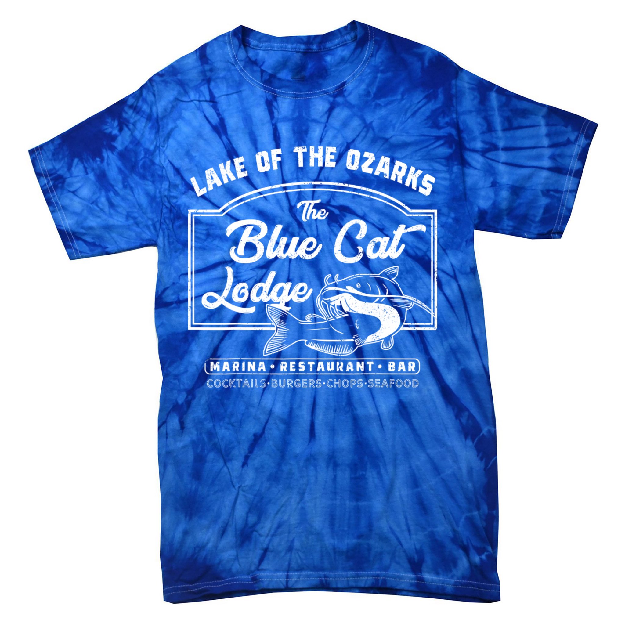  Vintage The Blue Cat Lodge Lake Of The Ozarks T-Shirt