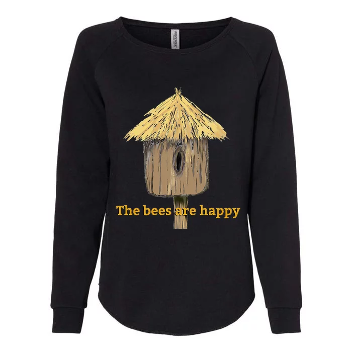 Valheim The Bees Are Happy Womens California Wash Sweatshirt