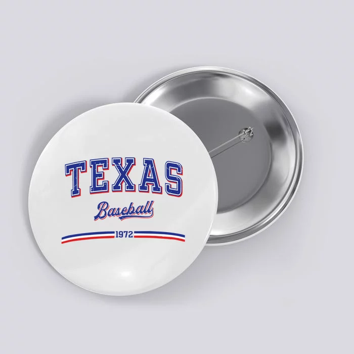 Vintage Texas Baseball 1972 Team Button