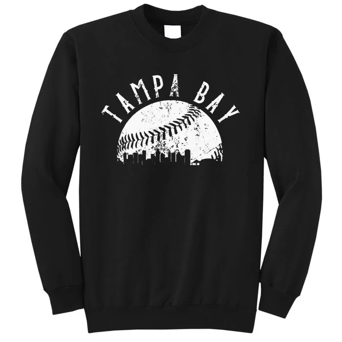 Vintage Tampa Bay Florida Skyline Apparel Tall Sweatshirt