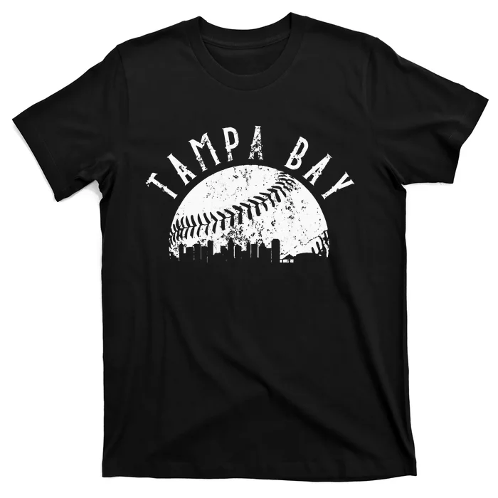 Vintage Tampa Bay Florida Skyline Apparel T-Shirt