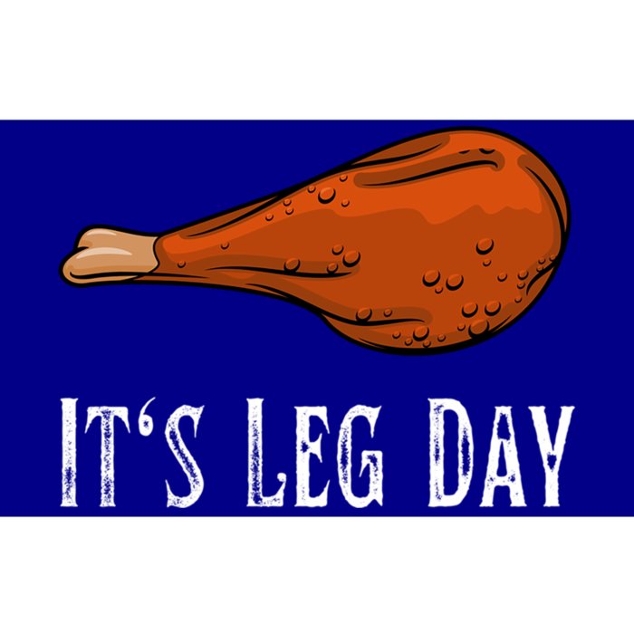 Vintage Turkey Chicken Its Leg Day Thanksgiving Workout Gym Gift Bumper Sticker