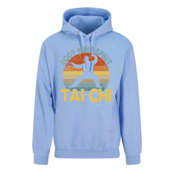 Vintage Tai Chi Chinese Martial Arts Taiji Retro Unisex Surf Hoodie