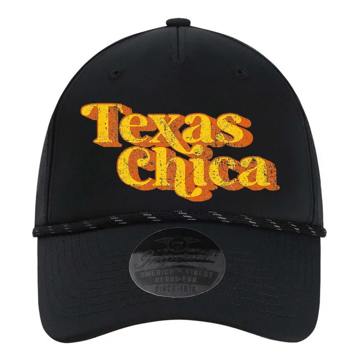 Vintage Texas Chica Funny Southern Pride Country Retro 70s Performance The Dyno Cap