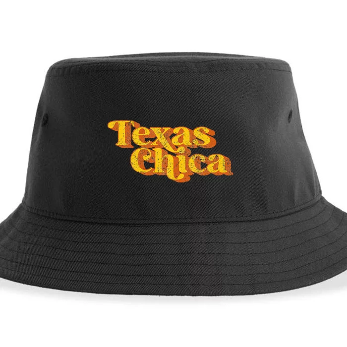 Vintage Texas Chica Funny Southern Pride Country Sustainable Bucket Hat