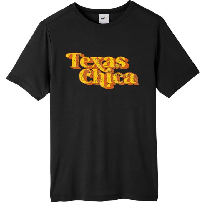 Vintage Texas Chica Funny Southern Pride Country ChromaSoft Performance T-Shirt