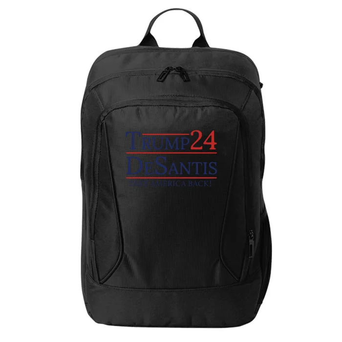 Vote Trump Desantis Election 2024 City Backpack