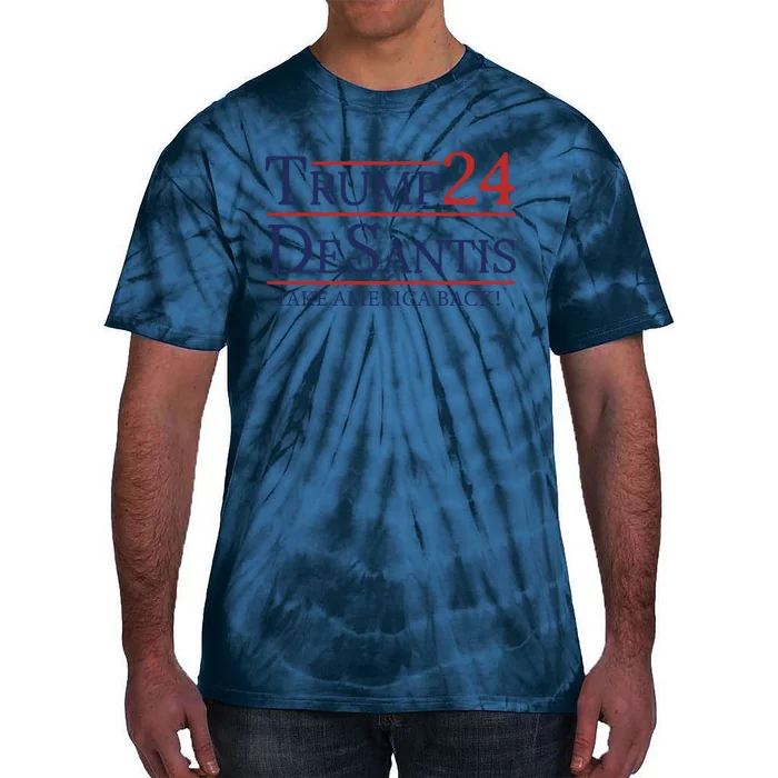 Vote Trump Desantis Election 2024 Tie-Dye T-Shirt