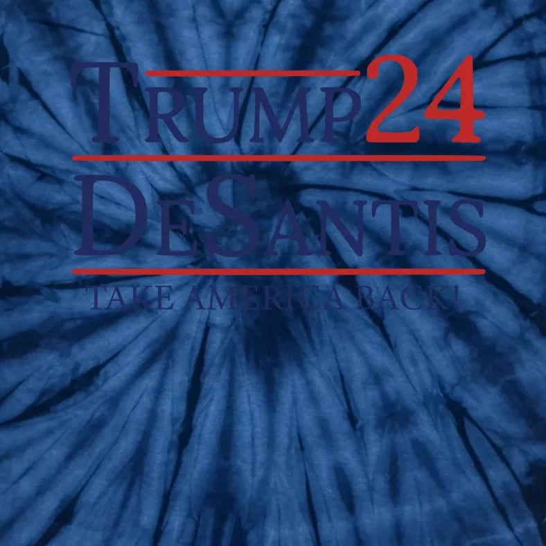 Vote Trump Desantis Election 2024 Tie-Dye T-Shirt