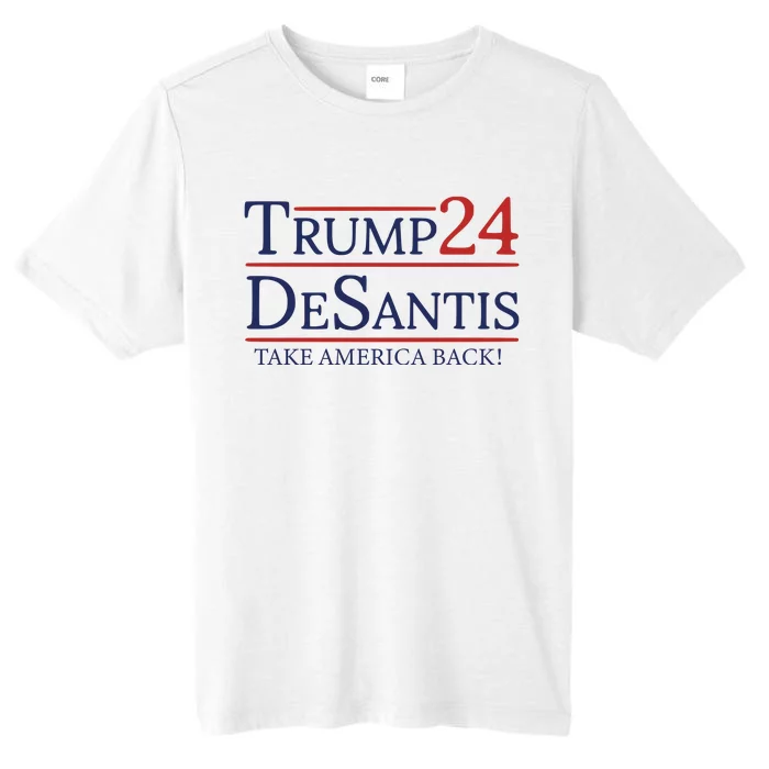 Vote Trump Desantis Election 2024 ChromaSoft Performance T-Shirt