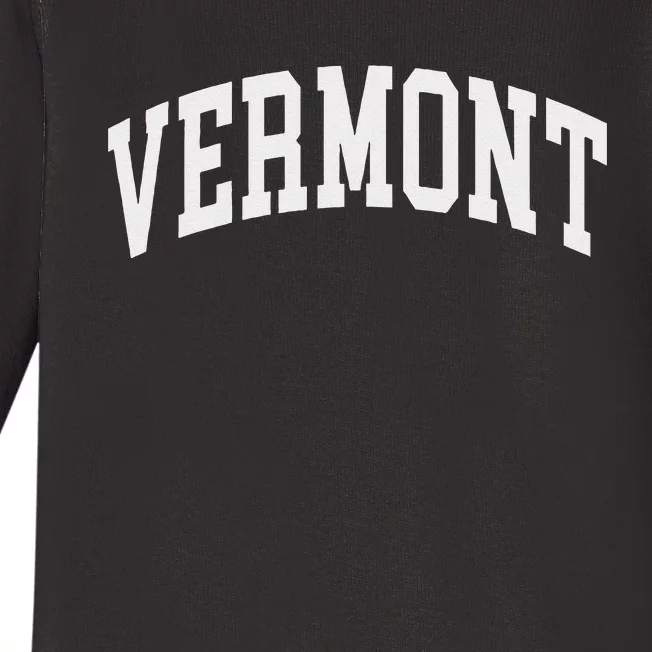 VERMONT Throwback Design Classic Baby Long Sleeve Bodysuit