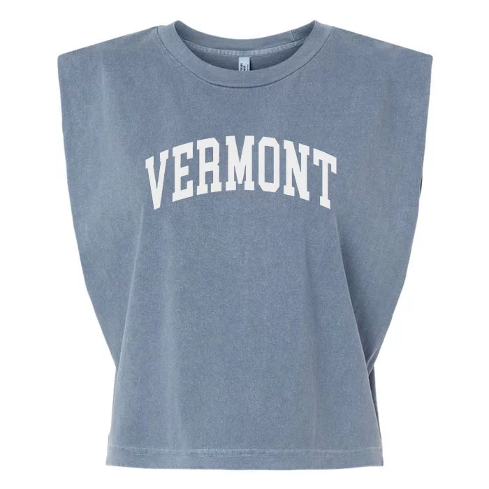 VERMONT Throwback Design Classic Garment-Dyed Women's Muscle Tee