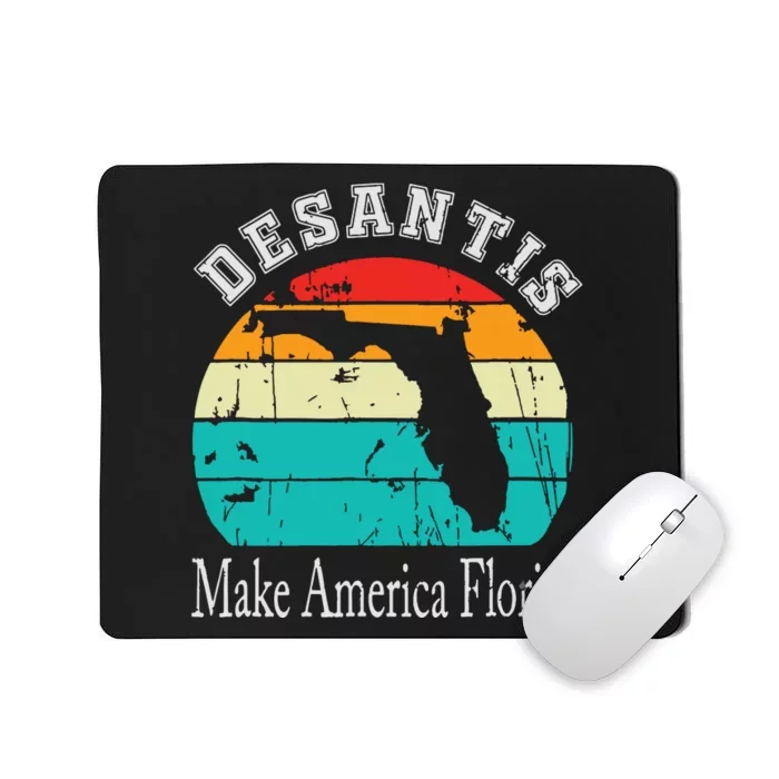 Vintage Trump DeSantis 2024 Election Make America Florida Mousepad