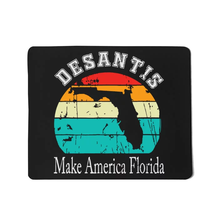 Vintage Trump DeSantis 2024 Election Make America Florida Mousepad