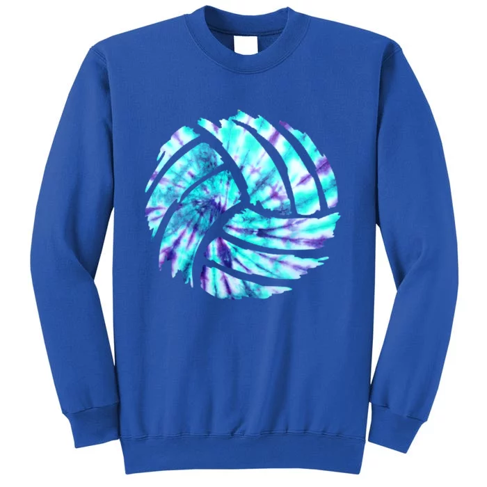 Volleyball Tie Dye Look Blue Purple Perfect Boys Or Girls Gift Sweatshirt