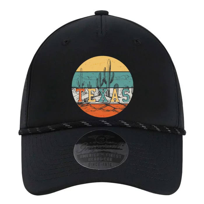 VIntage Texas Desert Cactus Emblem Performance The Dyno Cap