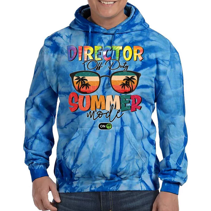 Vintage Tie Dye Accountant Off Duty Summer Vacay Mode On Cool Gift Tie Dye Hoodie