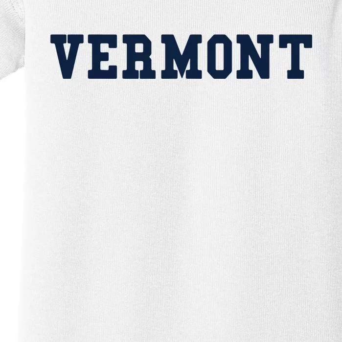 Vermont Throwback Design Classic Baby Bodysuit