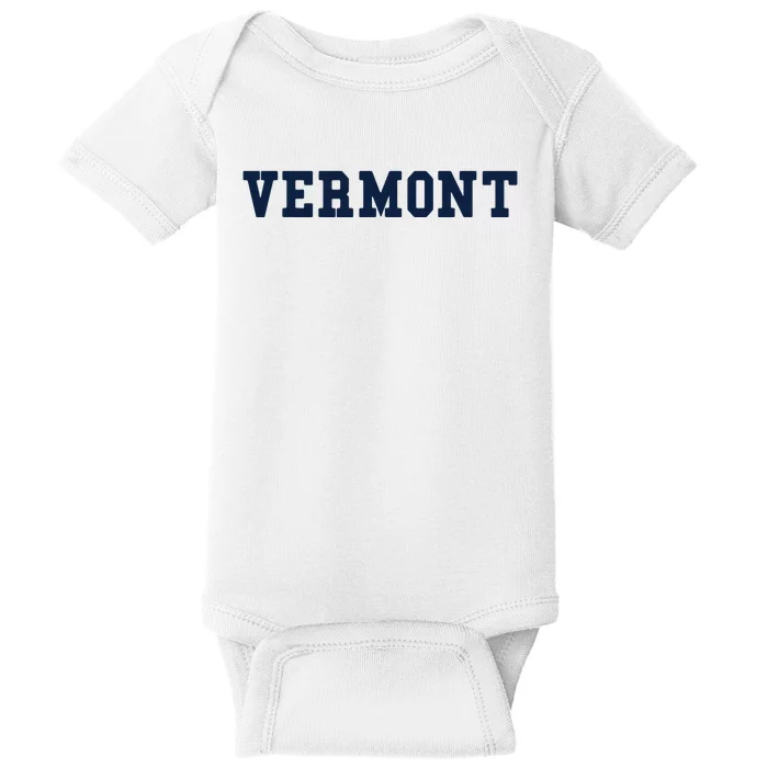 Vermont Throwback Design Classic Baby Bodysuit