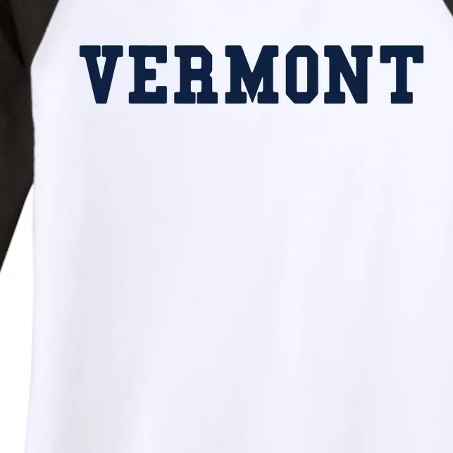 Vermont Throwback Design Classic Women's Tri-Blend 3/4-Sleeve Raglan Shirt