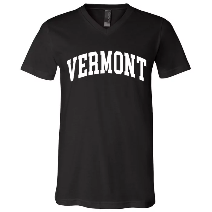 Vermont Throwback Design Classic V-Neck T-Shirt