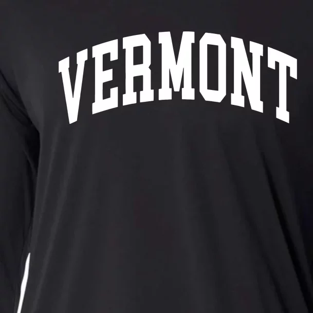 Vermont Throwback Design Classic Cooling Performance Long Sleeve Crew