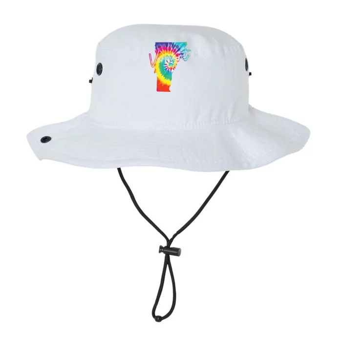 Vermont Tie Dye State Map Pride Hippie Vintage Retro Legacy Cool Fit Booney Bucket Hat