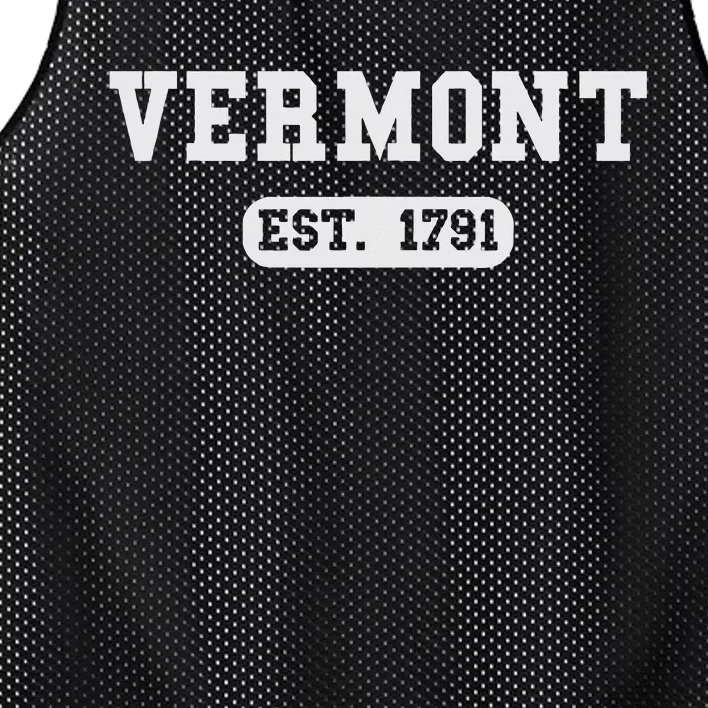 Vermont Throwback Design Classic Mesh Reversible Basketball Jersey Tank