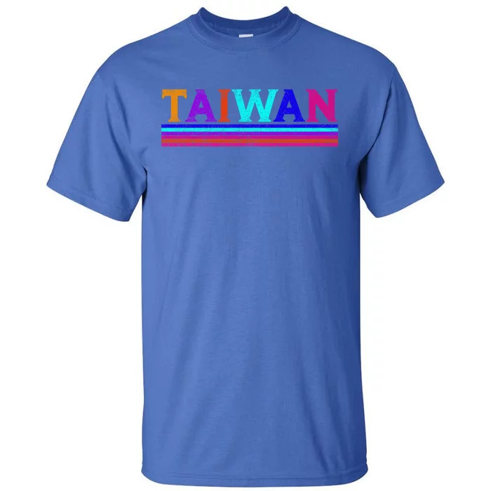 Vintage Taiwan Design For Taiwanese Taipei Lover Traveler Cute Gift Tall T-Shirt