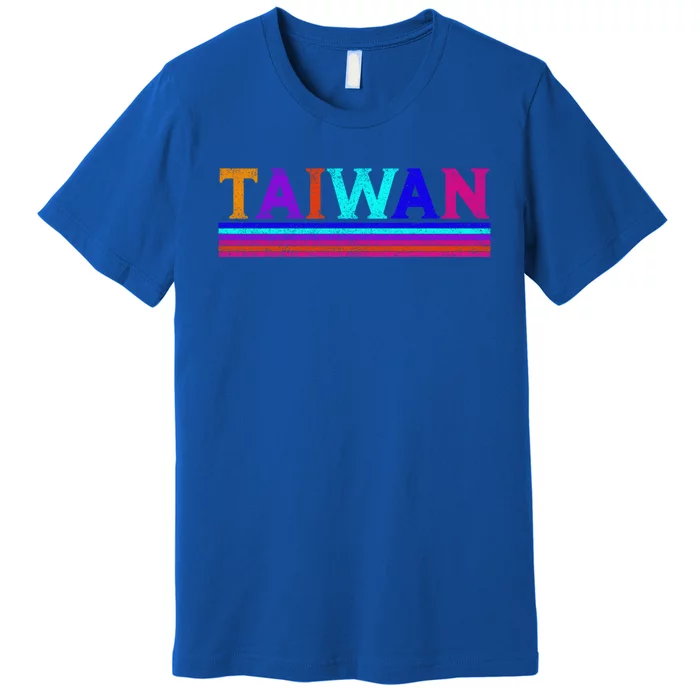 Vintage Taiwan Design For Taiwanese Taipei Lover Traveler Cute Gift Premium T-Shirt