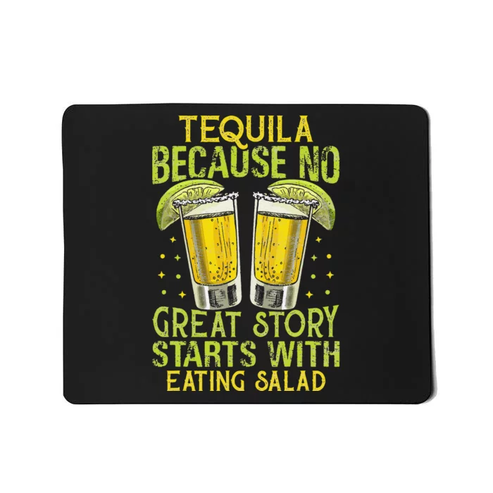 Vintage Tequila Drinkers Liquor Collections Drinking Buddy Mousepad