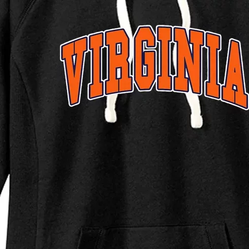 Virginia Throwback Design Classic Women's Fleece Hoodie