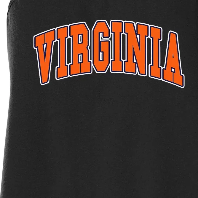 Virginia Throwback Design Classic Women's Racerback Tank